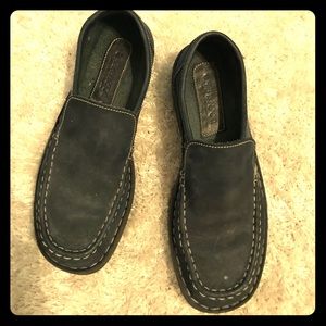 Bass&Co Blue Suede Loafers